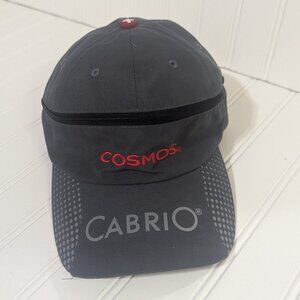 Cosmos Cabrio Convertible Hat Cap Visor Zipper Gray Adult Adjustable Golf Fish F